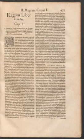 Regum Liber secundus.