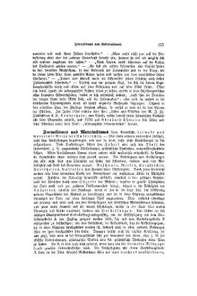 Formalismus und Materialismus