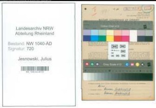 Entnazifizierung Julius Jesnowski , geb. 16.02.1901 (Angestellter)