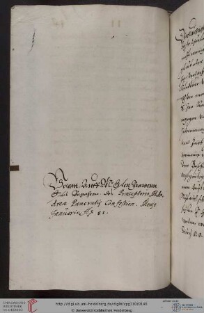 Andreas Pancratius, Glaubensbekenntnis