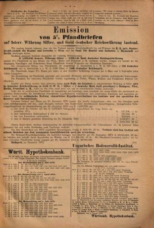 Süddeutsches Börsen- und Handelsblatt : Organ für Handel, Industrie, Verkehr, Finanz- und Versicherungswesen, 5. 1875, Jan. - Apr.