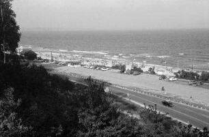 Timmendorfer Strand: Bäderstraße und Meer von oben