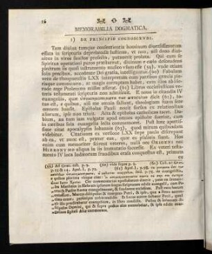 16-17, 1) De Principio cognoscendi