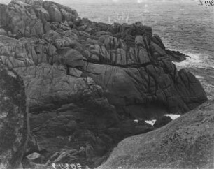 Granitfelsen : Blick auf die Granitfelsen des Riffs St. Marys Head, zu den Scilly Inseln gehörend.