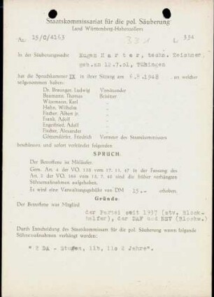 Harter, Eugen