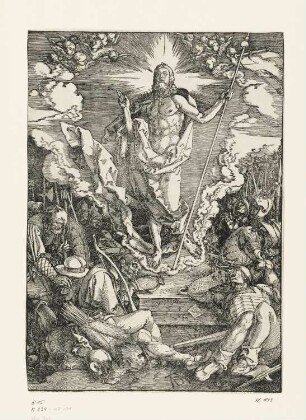 Auferstehung Christi, Blatt 12 der Folge "Große Passion (nach dem Text)"