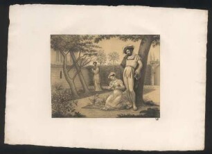 Faust und Gretchen in Marthes Garten