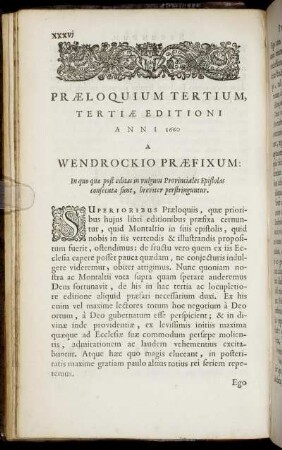 Praeloquium Tertium