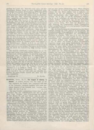 567-569 [Rezension] Barnstein, Henry, The targum of Onkelos to Genesis