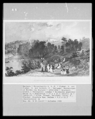 Wanderungen im Norden von England, Band 1 — Bildseite gegenüber Seite 72 — Dinsdale Spa, Durham