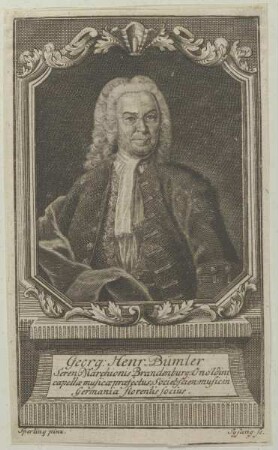 Bildnis des Georg: Henr. Bümler