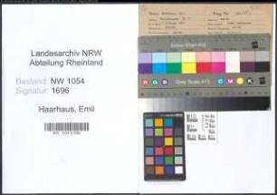 Entnazifizierung Emil Haarhaus , geb. 07.01.1909 (Schmied)