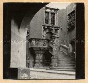 Görlitz, Rathaustreppe