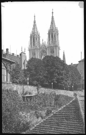Meißen. Westtürme des Doms