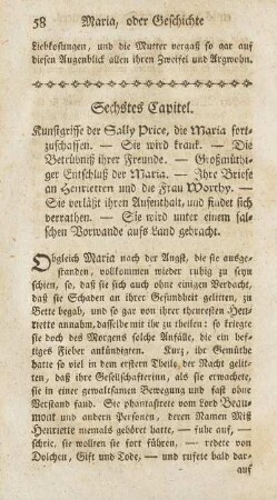 Sechstes Capitel