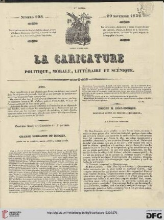 Numéro 108 (29 Novembre 1832)