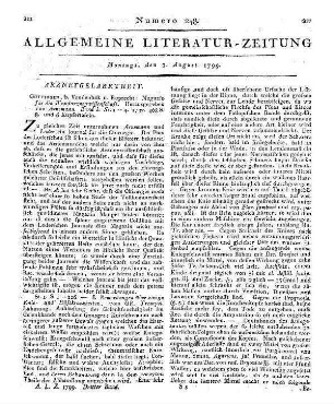 Magazin für die Wundarzneiwissenschaft. Bd. 1, St. 1-4. Hrsg. v. J. Arnemann. Göttingen: Vandenhoeck & Ruprecht 1797