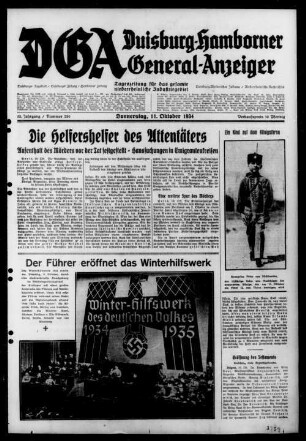 Duisburger General-Anzeiger. 1914-1935