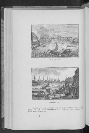 Binnenalster und Außenalster 1764.