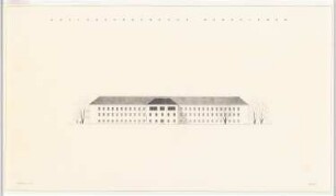 Kreiskrankenhaus, Gardelegen: Nordansicht 1:200