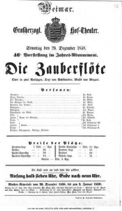 Die Zauberflöte