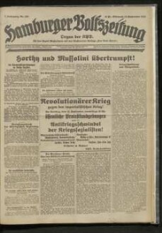 Hamburger Volkszeitung : kommunistische Tageszeitung für Hamburg und Umgebung