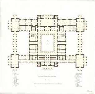 Bühlmann, Josef; Fürstliche Villa - Grundriss EG