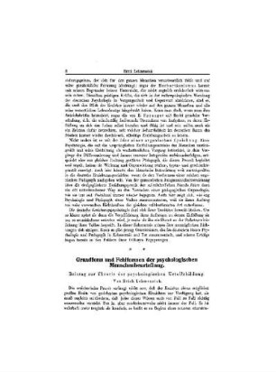 Grundform und Fehlformen der psychologischen Menschenbeurteilung : Beitrag zur Theorie der psychologischen Urteilsbildung