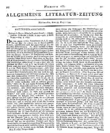 Blicke ins Morgenland. Geschichte und Mährchen. Berlin, Leipzig: Martini 1793