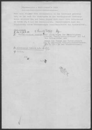 Schlaitdorf-Altenriet: Pfarrbericht 1950