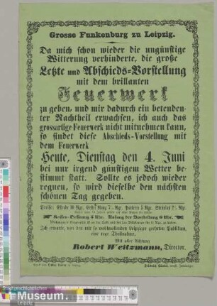 Große Funkenburg zu Leipzig