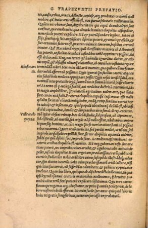 Georgii Trapezuntii Rhetoricorum libri : in quibus quid recens praestitum, proxima facie indicabit liminaris epistola
