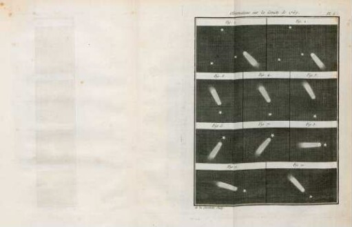 Pl. 6. Observations sur la comete de 1769