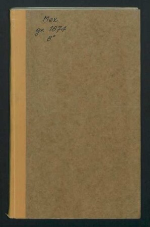 Mémoire sur l'Etat de Chiapa (Mexique)