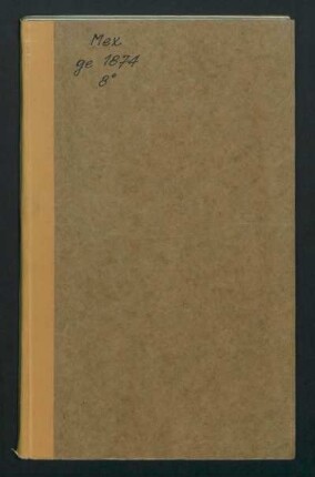 Mémoire sur l'Etat de Chiapa (Mexique)