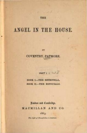 The angel in the house, 1