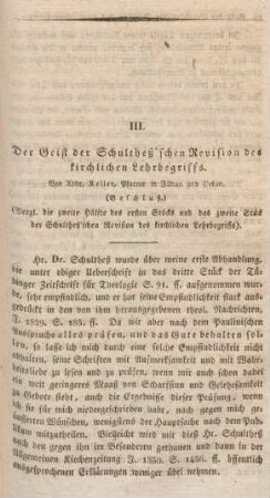 85-124 Der Geist der Schultheß'schen Revision des kirchlichen Lehrbegriffs : Schluß