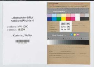 Entnazifizierung Walter Kuehnau, geb. 15.05.1907 (Holzarbeiter)
