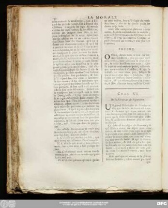 Chap. VI. De la science & de l'ignorance.