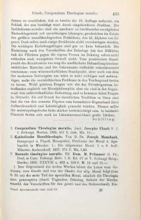 433-435 [Rezension] Ubach, Joseph, Compendium Theologiae moralis