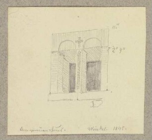 Ein Fenster des Grauen Hauses in Oestrich-Winkel