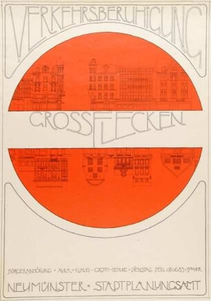 Plakat Verkehrsberuhigung Großflcken