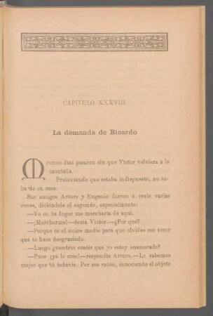 Capítulo XXXVIII - La demanda de Ricardo