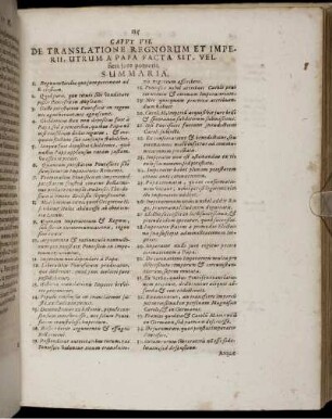 Caput VII. De Translatione Regnorum Et Imperii ...