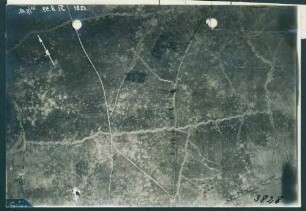 Foto des Geländes nördlich von Estrées-Deniécourt (Luftbild)