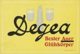 Degea. Bester Auer Glühkörper