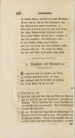 3. Gemählde des Donners.