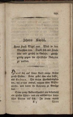 Zehntes Kapitel. - Elftes Kapitel.