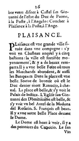 PLAISANCE