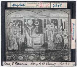 Rom: San Clemente, Szene aus der Clemenslegende
